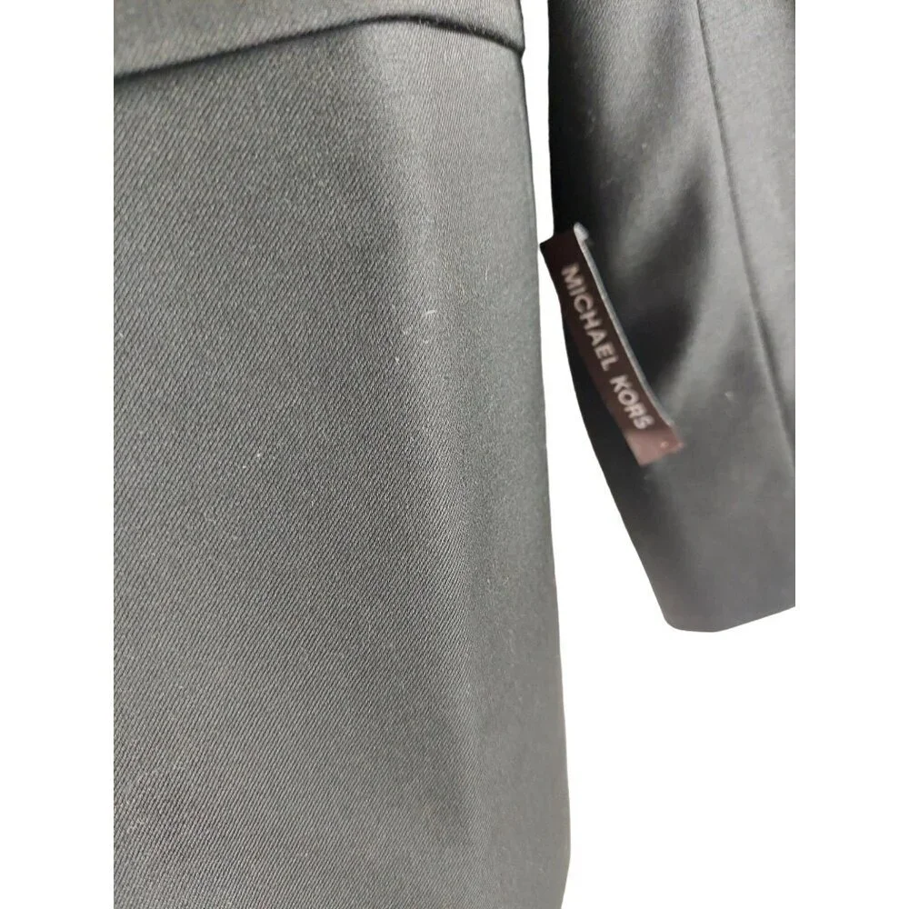 Michael Kors Wool Mens Black Blazer Jacket Size 38R Sport Coat Suit NEW
